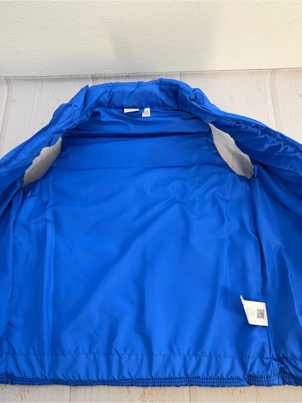 Puma Kids Puffer Vest Quilted Full Zip Blue Size M 10/12